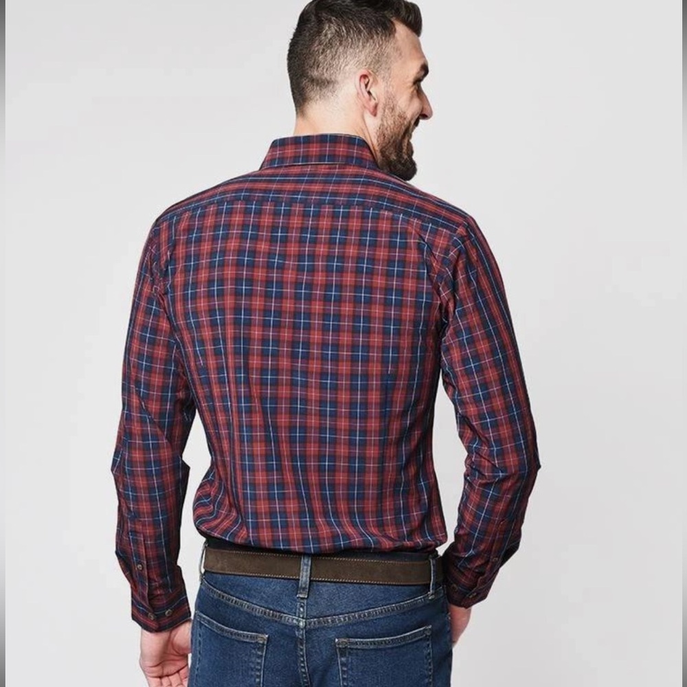 Mizzen+Main Leeward No Tuck Dress Shirt XL - Picture 2 of 9